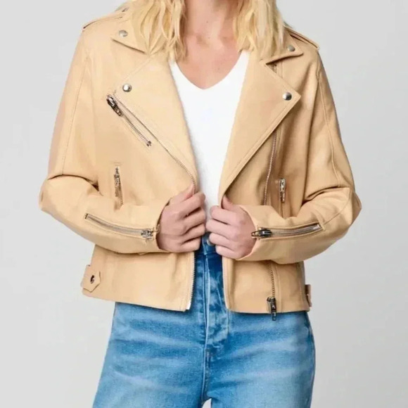 Blank NYC | Head to Toe Jacket | Vegan Leather Moto | Large - Picture 6 of 7